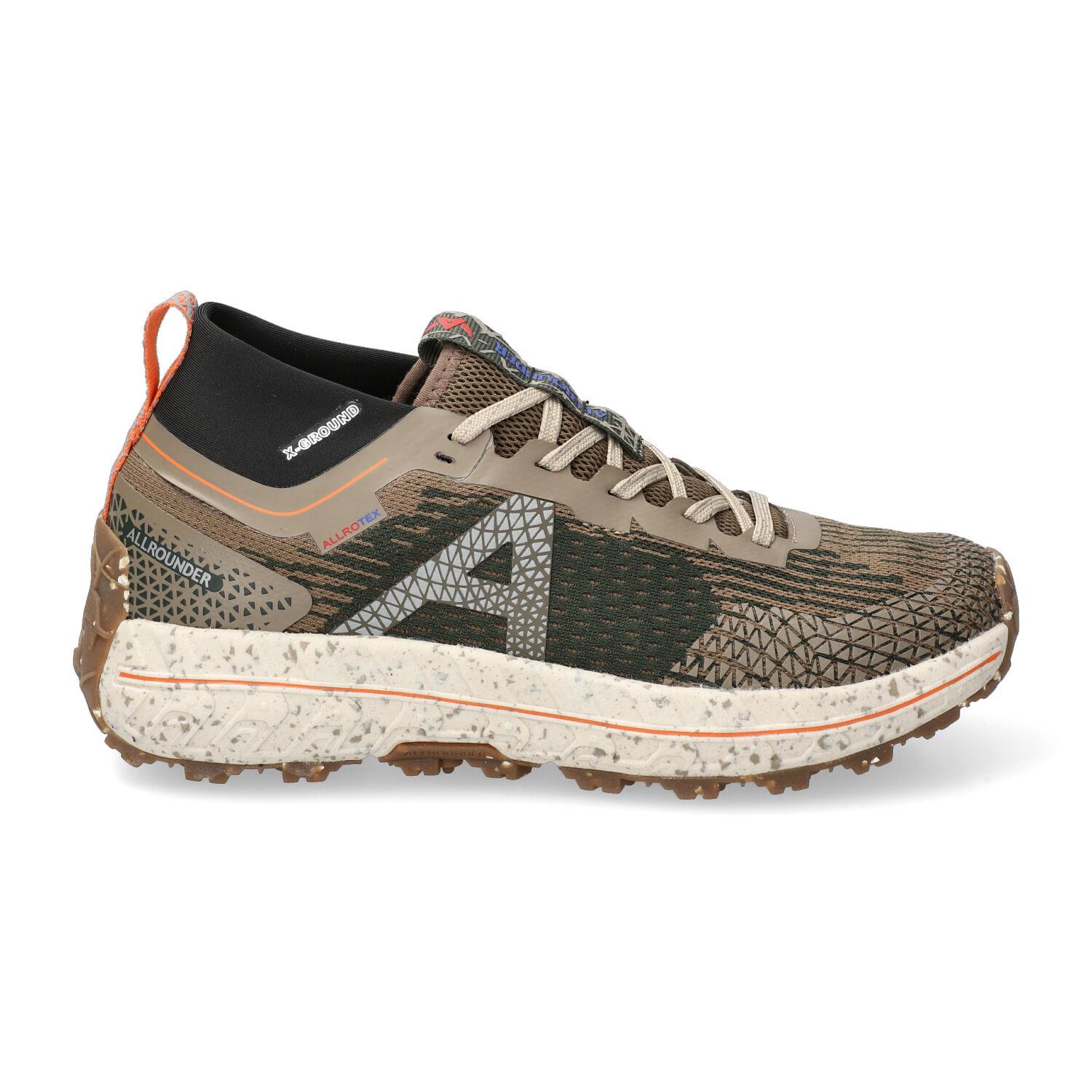 lacets femme modèle X-ground-tex Brun moyen - Mephisto